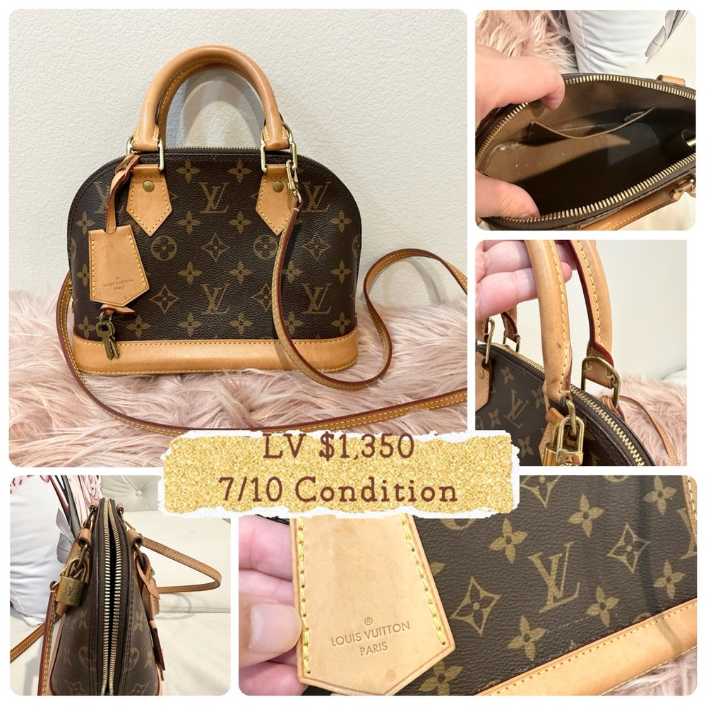 Louis Vuitton Brown and Tan Crossbody Bag